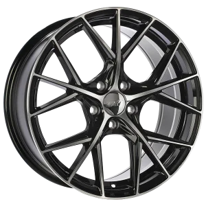 Dai Alloys – A-Spec – Black – 15″x6.5″ 40mm – Summer Wheels – DW1241506